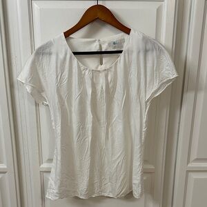 Elegant Biden White Blouse